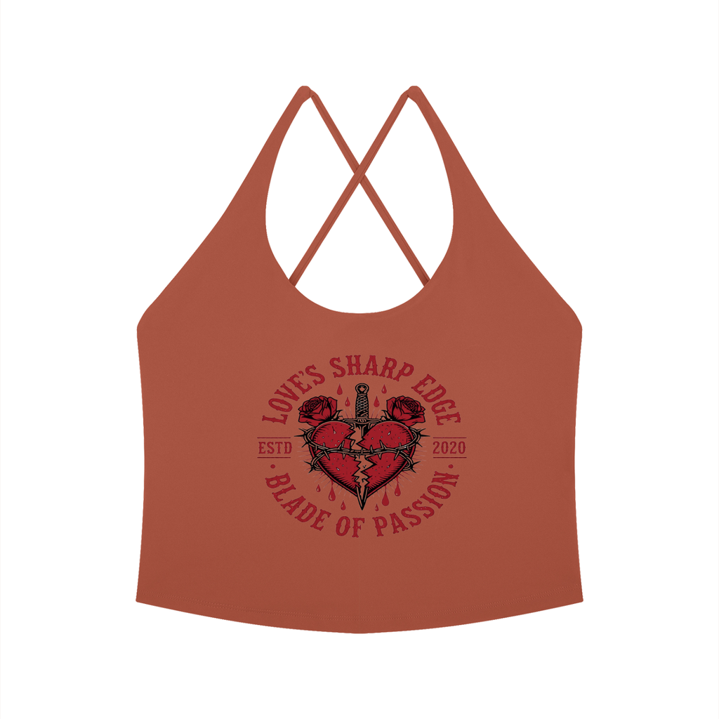 Women's Tight Halter Yoga Tank Top